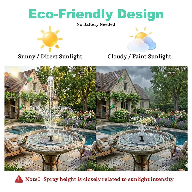 Floating Solar Fountain Water Pump - Hot Sale-Solar Fountain Floating Solar Water