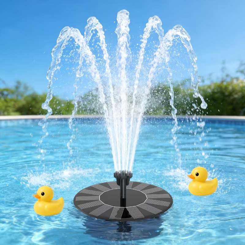 Floating Solar Fountain Water Pump - Solar Fountain Pump, 13cm | Nozzle