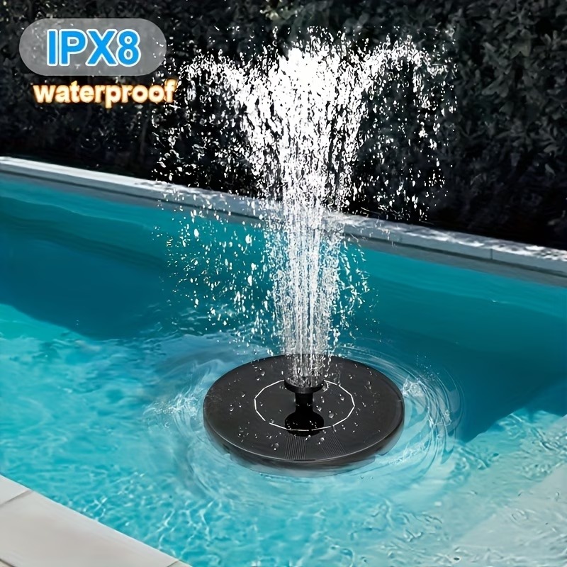 Floating Solar Fountain Water Pump - Solar Power Water Pump with LED