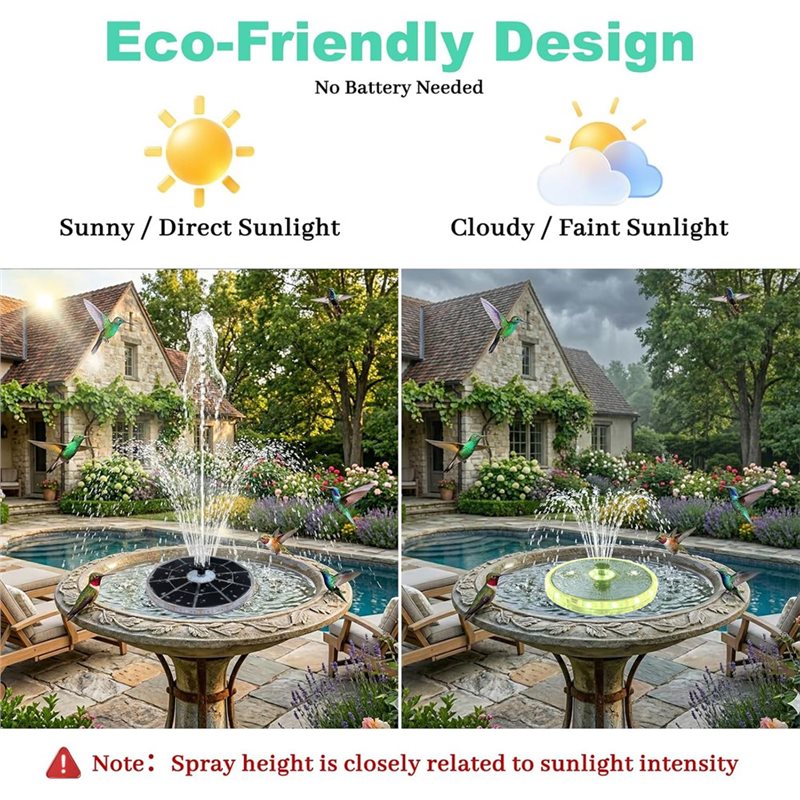 AT43-Floating Fountain Solar P - Floating Solar Fountain Water Pump review and price