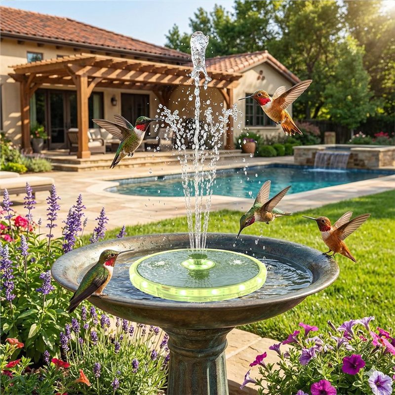 AT43-Floating Fountain Solar P - Floating Solar Fountain Water Pump review and price