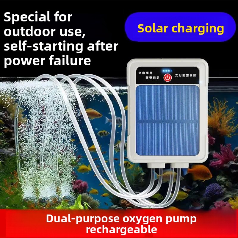 Plug in Charging Fish Tank Oxy - Solar Pond Aerator Oxygen Pump review and price