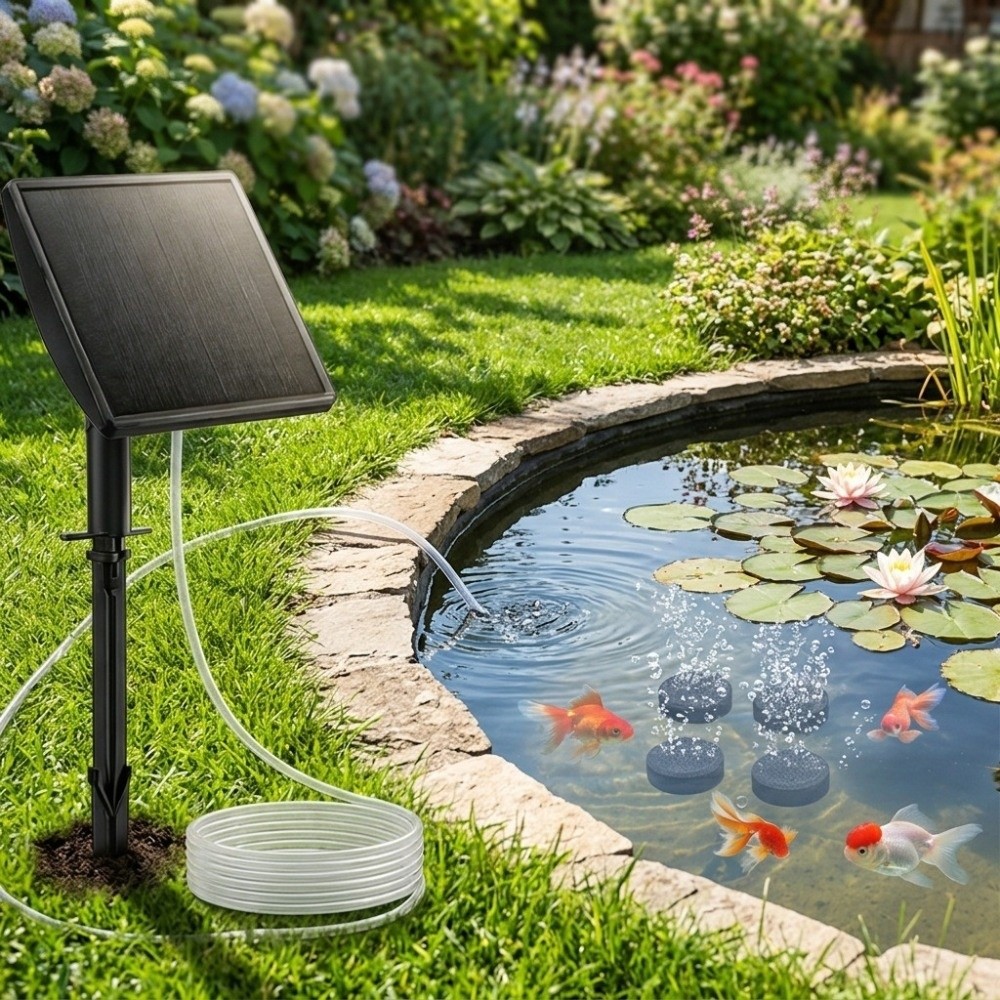 Low Noise Solar Oxygen Pump So - Solar Pond Aerator Oxygen Pump review and price