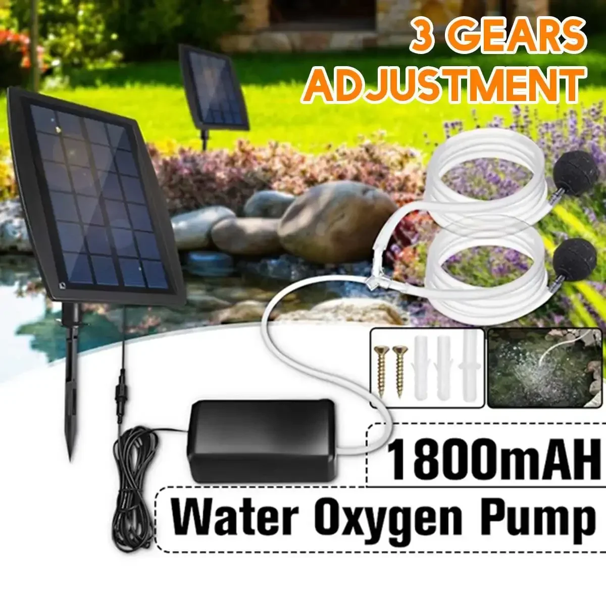 Solar Powered Oxygenator Oxyge - Solar Pond Aerator Oxygen Pump review and price
