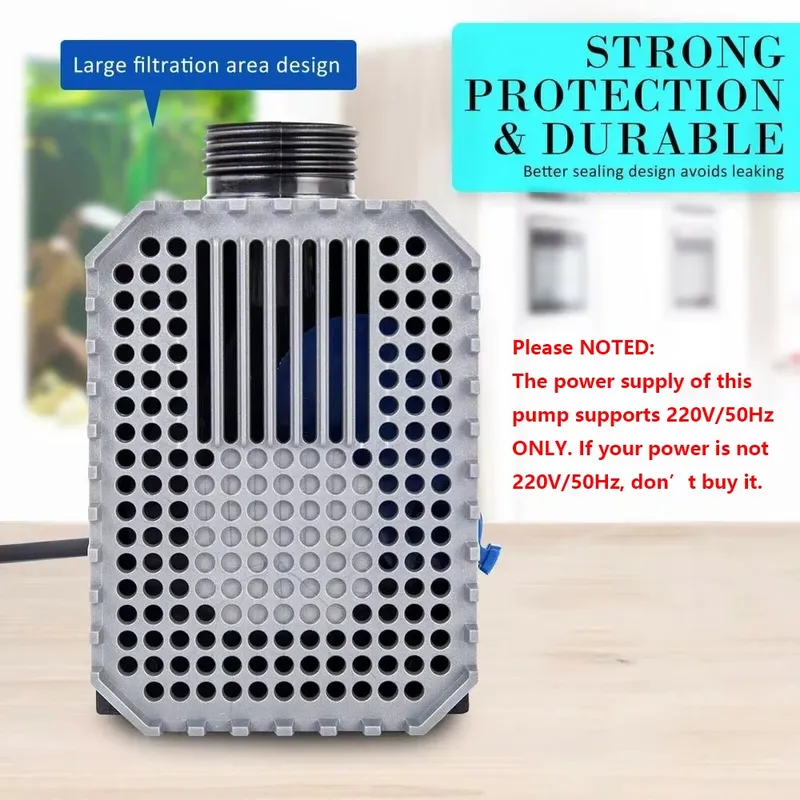 Ultra Quiet Submersible Aquari - Submersible Pond Pump 5000L H review and price