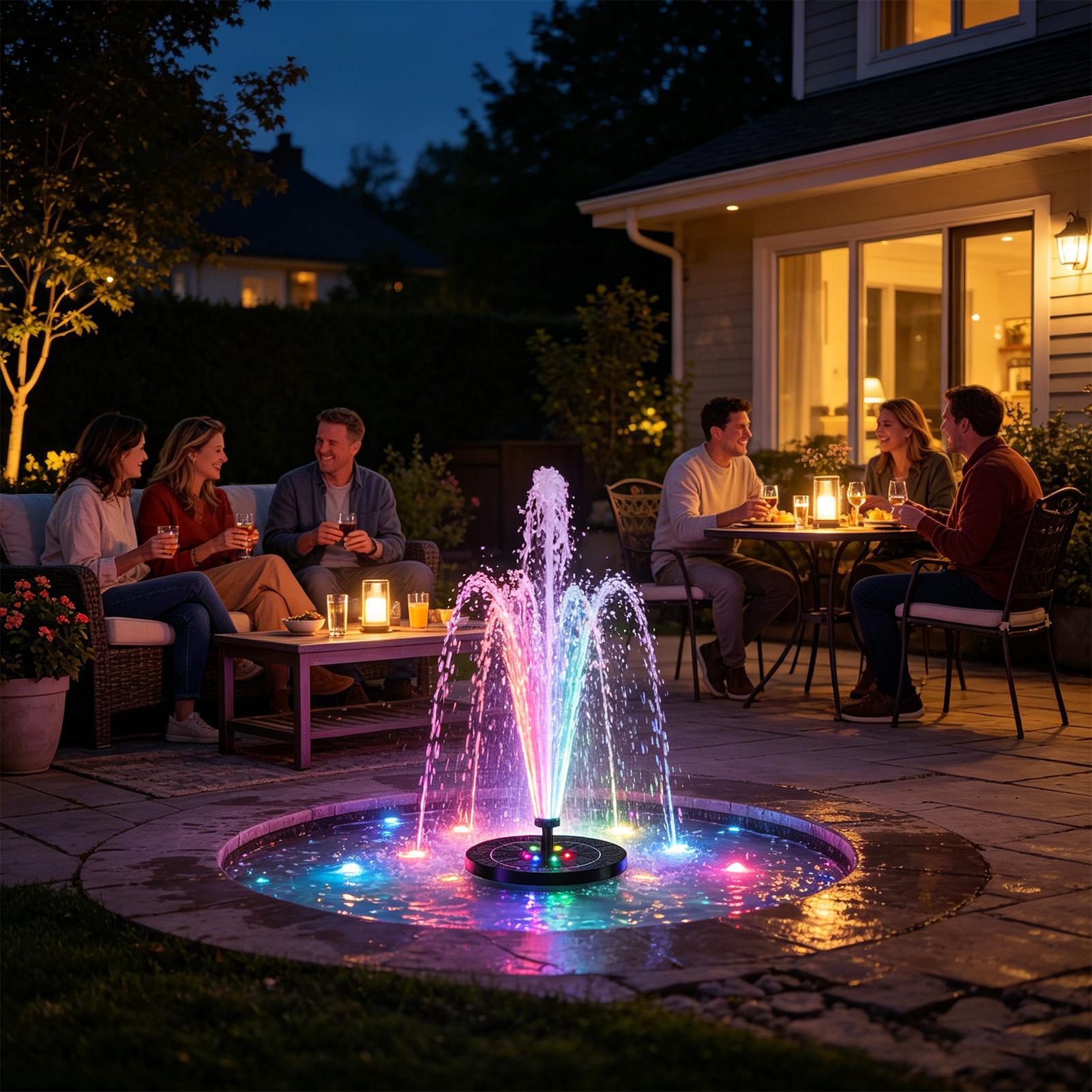 Floating Solar Bird Bath Fount - Floating Solar Fountain Water Pump review and price