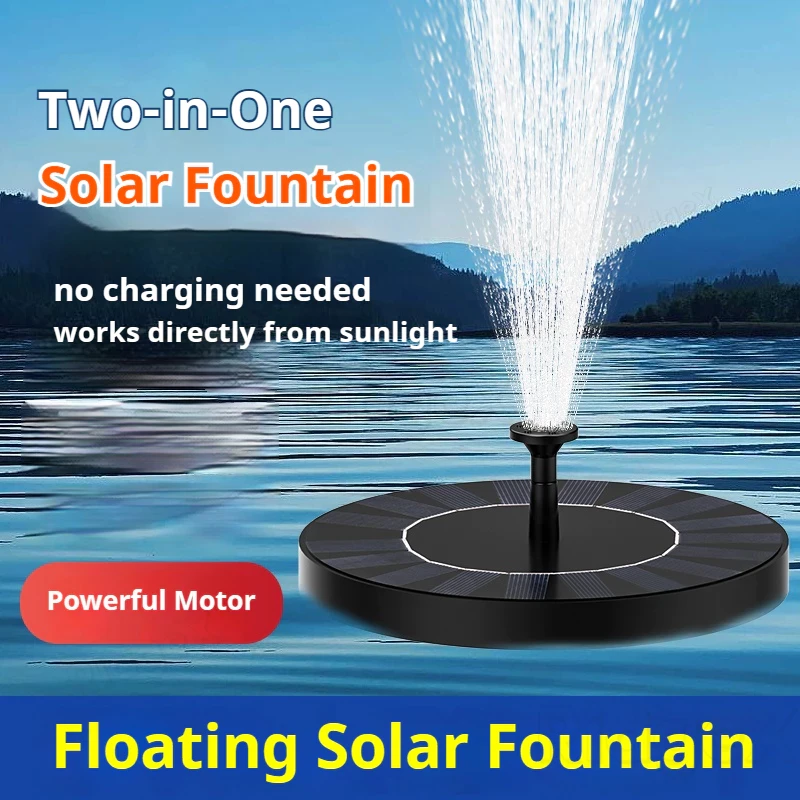Solar Power Water Pump with LE - Floating Solar Fountain Water Pump review and price